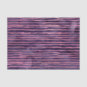 Papel De Seda Patrón de rayas rosa y púrpura