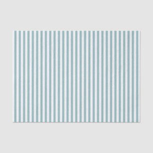 Papel De Seda Patrón de rayas simples Aqua Geométrico blanco