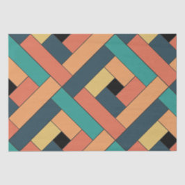 Papel De Seda Patrón de rectángulo (ver2) con detalle de Persona