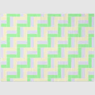 Papel De Seda Patrón de rectángulos Pastel Líneas de puntos blan