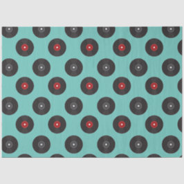 Papel De Seda Patrón de registros de Jukebox retro