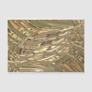 Papel De Seda Patrón de Relieve metalizado de arrugas doradas +