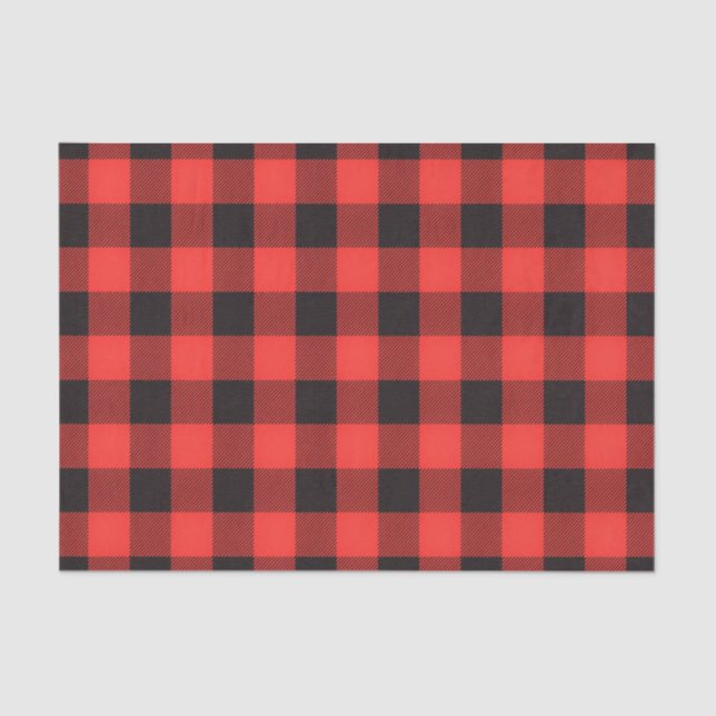 Papel De Seda Patrón de relleno de búfalo (Anverso)