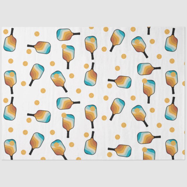 Papel De Seda Patrón de remo y bola de bolas (Anverso)