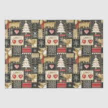 Patrón de renos de Navidades pequeños