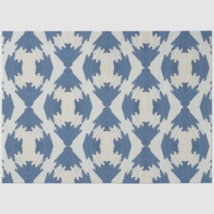 Papel De Seda Patrón de repetición azul y gris