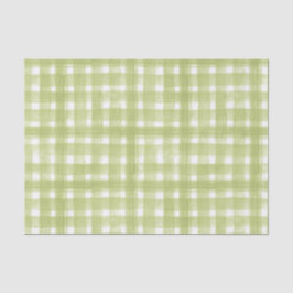 PAPEL DE SEDA PATRÓN DE REPRODUCCIÓN VERDE Y BLANCA