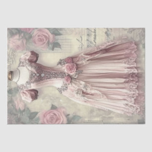 Papel De Seda Patrón de rosas y de mascado de éfera