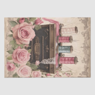 Papel De Seda Patrón de rosas y de mascado de éfera