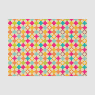 Papel De Seda Patrón de rosette medieval de época