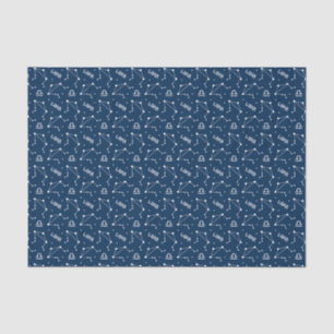 Papel De Seda Patrón de Rótulo astrológico libra zodiaco
