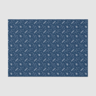 Papel De Seda Patrón de Rótulo Astrológico Virgo Zodiac