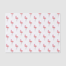 Papel De Seda Patrón de Santa Claus de Flamenco Rosa