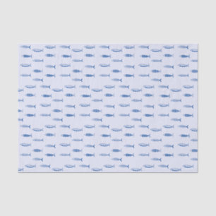 Papel De Seda Patrón de Sardinas