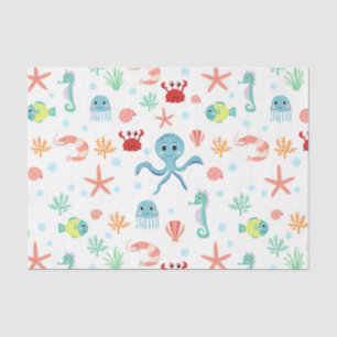 Papel De Seda patrón de Sea World