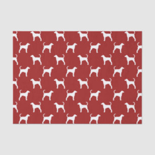 Papel De Seda Patrón de siluetas de American Foxhound