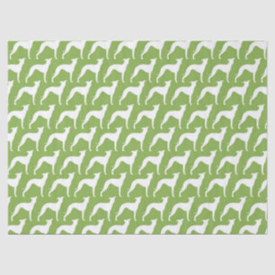 Papel De Seda Patrón de siluetas de galgo italiano