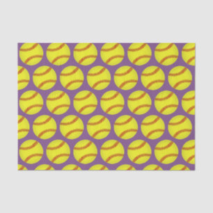 Papel De Seda Patrón de Softbol