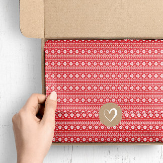 Papel De Seda Patrón de sudoración de los Navidades de las Islas