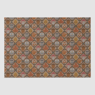 Papel De Seda Patrón de suéter de punto de madera de maleza de I