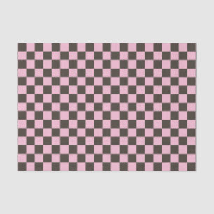Papel De Seda Patrón de tablero ajedrezado de flor de cerezo