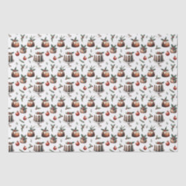 Papel De Seda Patrón de tarta de navidades