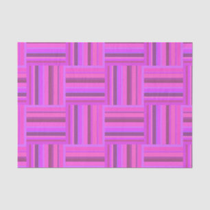 Papel De Seda Patrón de tejido de rayas rosas