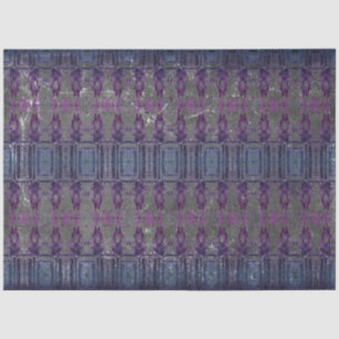 Papel De Seda Patrón de textura antiguo púrpura gris azul vintag