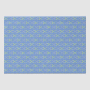 Papel De Seda Patrón de tijeras azules amarillas y grises