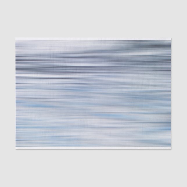Papel De Seda Patrón de tiras azules (Anverso)