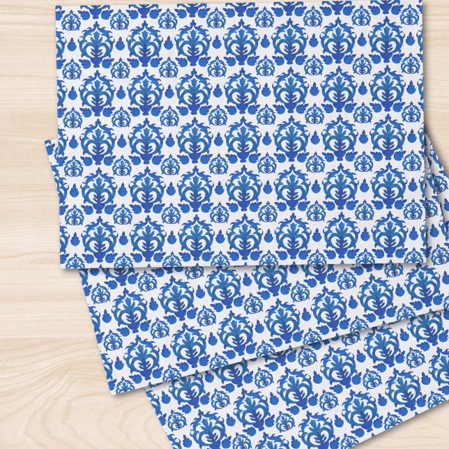 Papel De Seda Patrón de Toile Francés Azul (Subido por el creador)