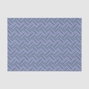 Papel De Seda Patrón de trama de rayas diagonales azul-gris