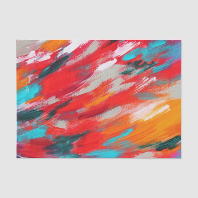 PAPEL DE SEDA PATRON DE TRAZOS DE PINTURA (Anverso)
