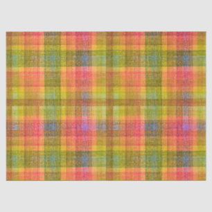 Papel De Seda Patrón de trenzado de color de lápiz vibrante