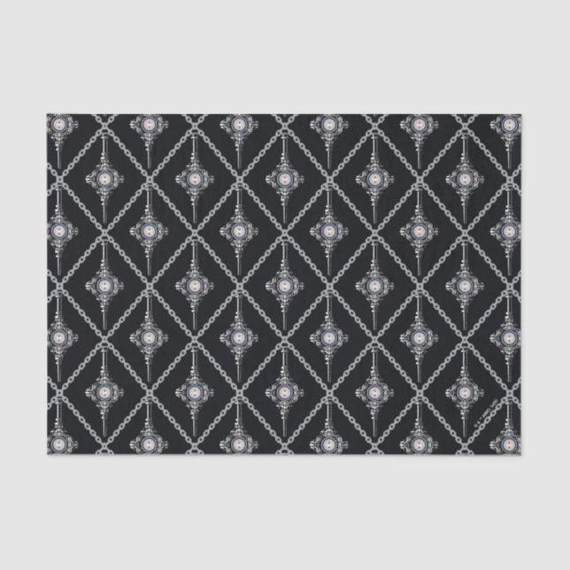 Papel De Seda Patrón de trombosis de sangre (Anverso)