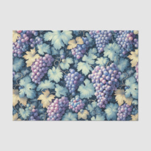 Papel De Seda Patrón de uva vintage decoupage