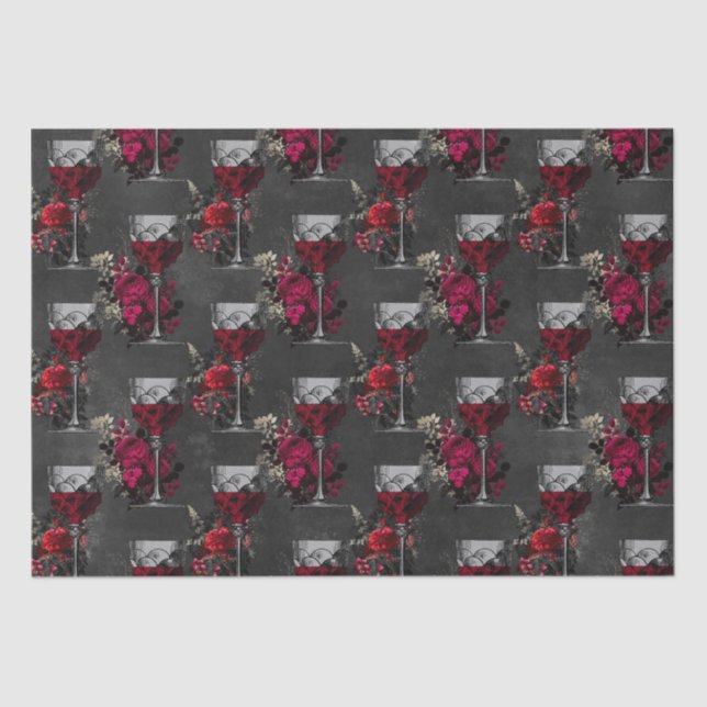 Papel De Seda Patrón de vampiros (Anverso)