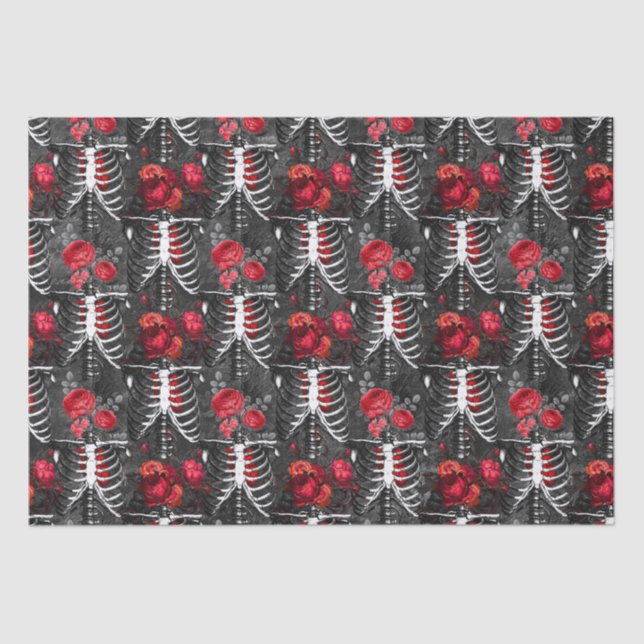 Papel De Seda Patrón de vampiros (Anverso)