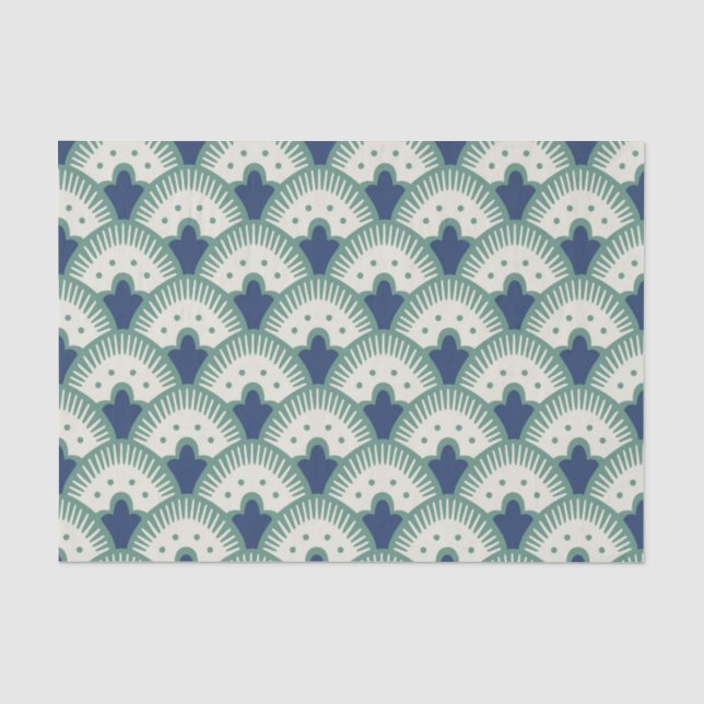 Papel De Seda Patrón de ventilador (Anverso)
