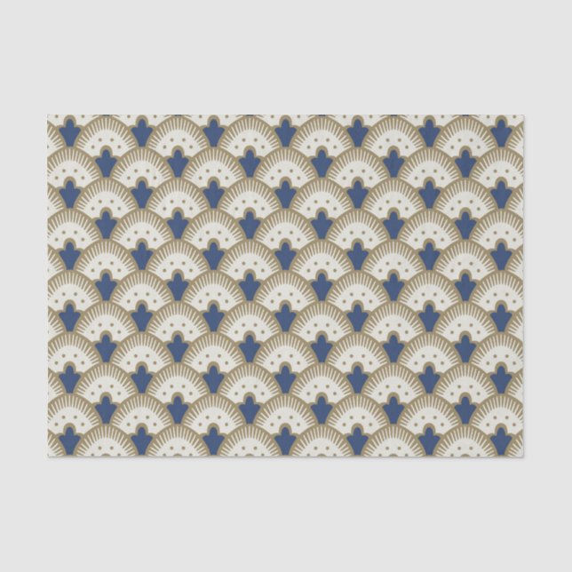 Papel De Seda Patrón de ventilador (Anverso)