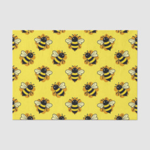 Papel De Seda Patrón de verano de abejorro lindo