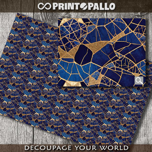 Papel De Seda Patrón de vidrio Kintsugi de fondo -