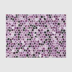 Papel De Seda Patrón de vidrio tintado magenta púrpura rosa