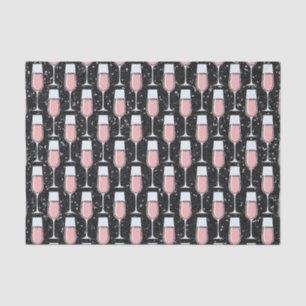 Papel De Seda Patrón de Vino Rosado