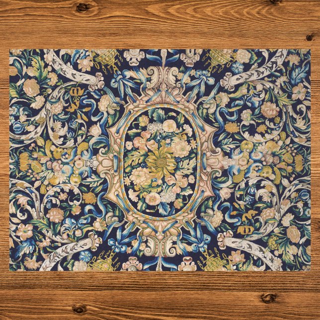 Papel De Seda Patrón decorativo de alfombras florales (Subido por el creador)