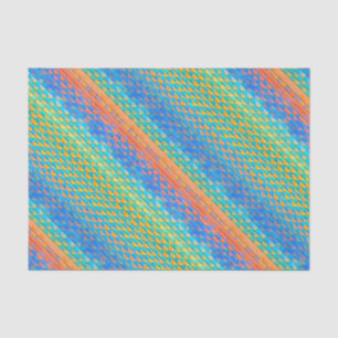 Papel De Seda Patrón digital colorido y abstracto