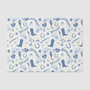 Papel De Seda Patrón divertido de vaquera costera Club Bach