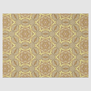 Papel De Seda Patrón dorado