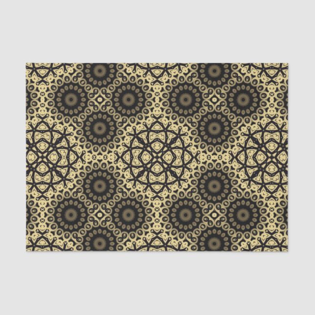 Papel De Seda Patrón elegante de diseño elegante y elegante de i (Anverso)