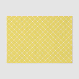 Papel De Seda Patrón elegante de mosaico | Amarillo
